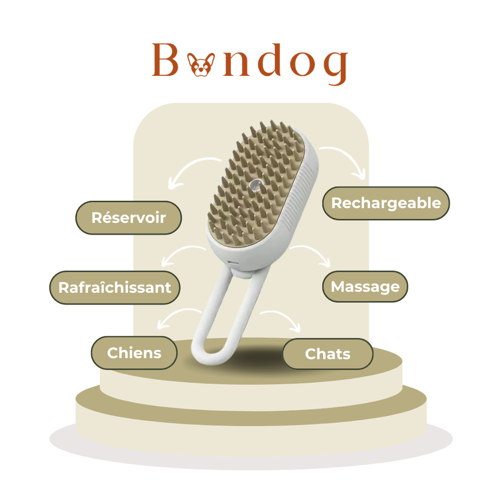 accessoires animaux, toilettage, brosse chien, brosse chat, brosse blanche