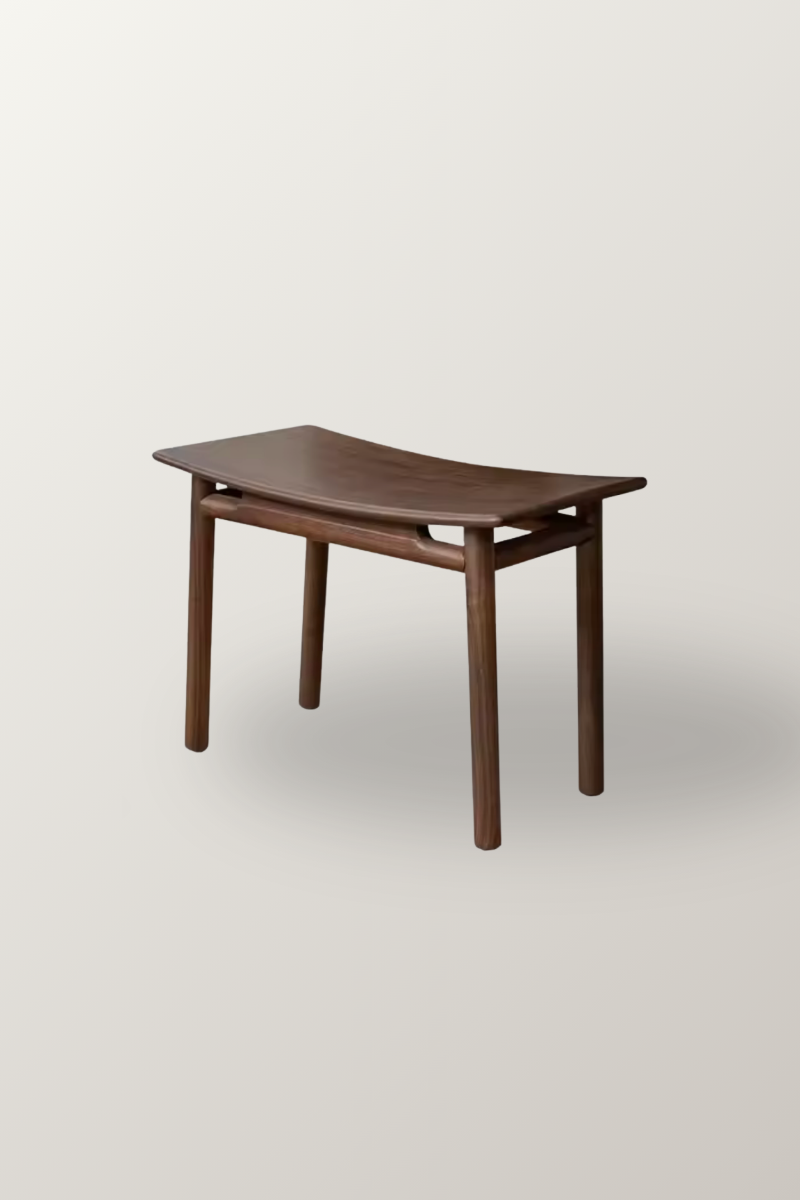 tabouret, noyer, chêne, massif, décoration,maison,table,salon