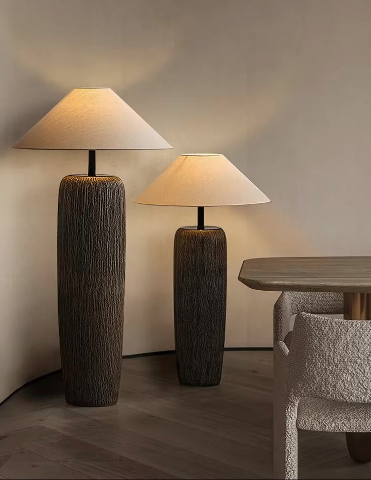 lampe-ceramique-luminaire-lampe-a-poser-décoration-salon-maison