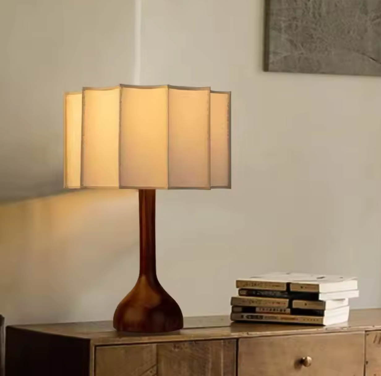 lampe,chevet,à poser, pied bois, abat jour tissus, décoration, maison, luminaires,