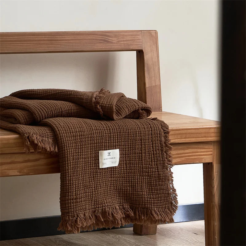 plaid,coton,gazdecoton,maison,salon,décoration,