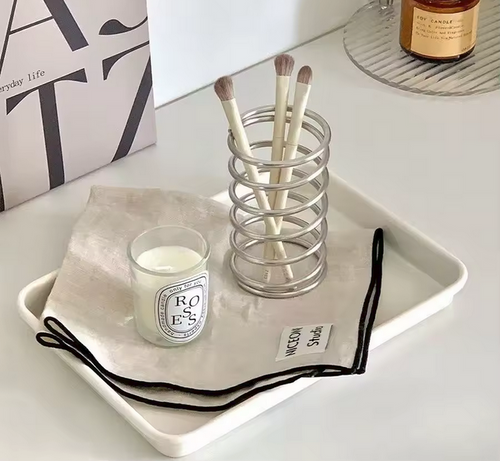 porte-brosse-dents-pinceaux-salle-de-bains-metal-argent-décoration-maison
