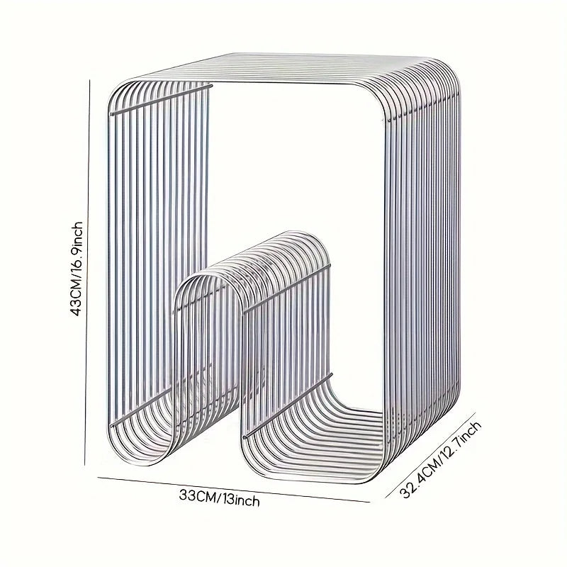 range-livre-metal-noir-or-argent-scandinave-design,table,chevet,chambre,salon, rangement,maison,décoration,intérieur