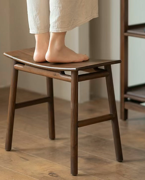 tabouret, noyer, chêne, massif, décoration,maison,table,salon